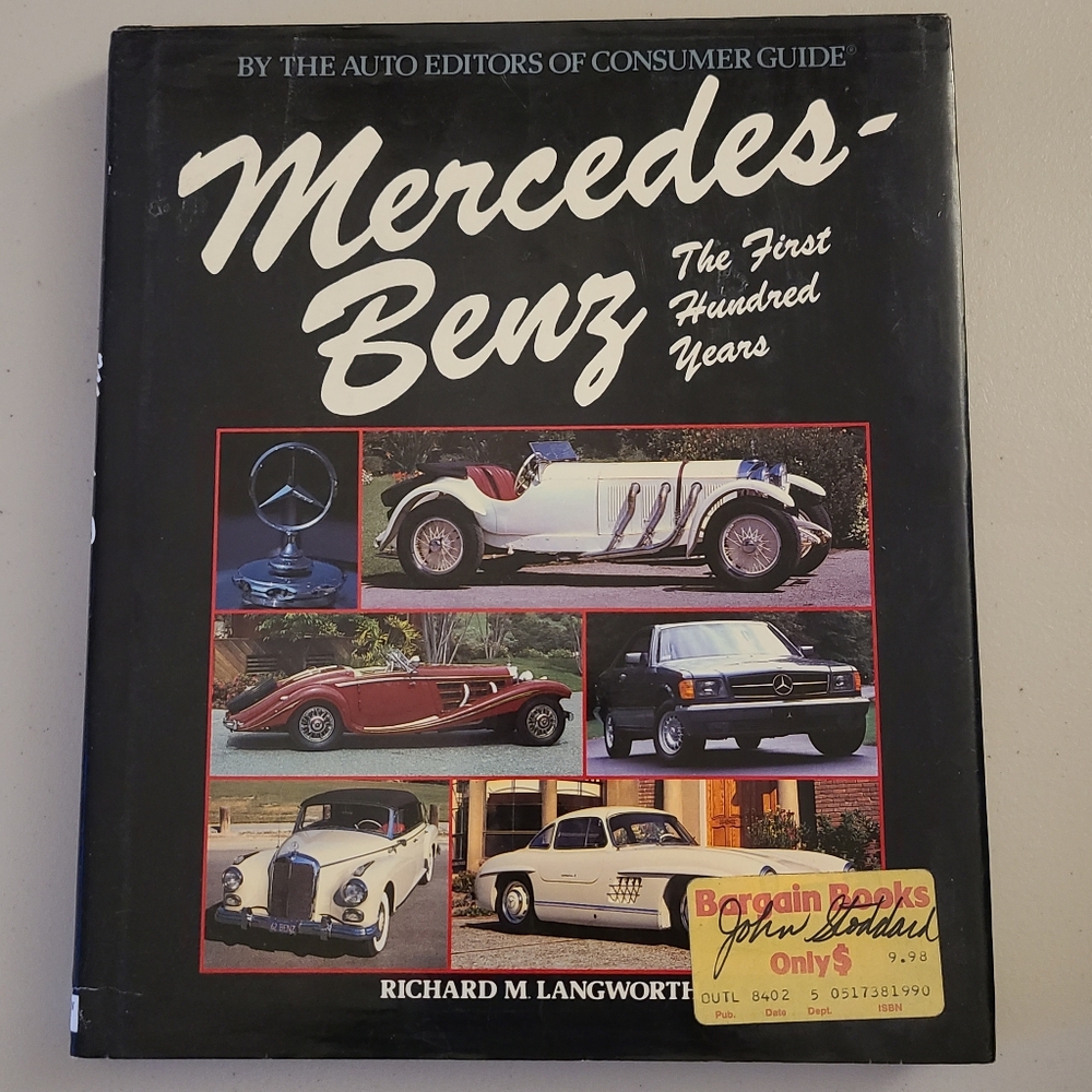 First Edition Vintage 1984 Collectors Book Mercedes Benz the First 100 Years